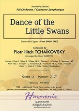 Dance of the Little Swans from Swan Lake Orchestra sheet music cover